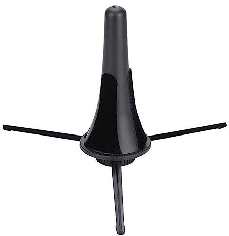 OFFSCH Soporte Portátil Estructura de Tres Patas en Plástico y Metal para Clarinete y Oboe Diseño Plegable Adecuado para Uso en Interiores y Exteriores