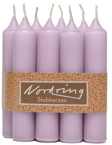 Nordring 24 Stabkerzen 2,2 x 11 cm flieder