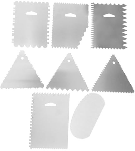 PHENOFICE 8piezas Raspador Para Tartas Unidades Decoración De Tartas Espátula De