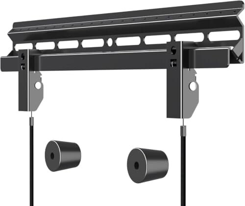 Suptek No Stud TV Wall Mount for Most 23-60 Inch Screens up to 45kg, Low Profile No Drill Wall Mount, Studless Drywall TV Bracket with Max VESA 400x400mm, Easy Install, MF8