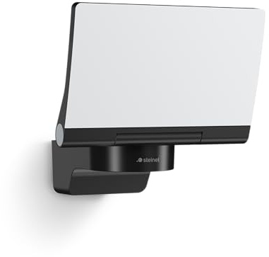 STEINEL Außenstrahler XLED Protect schwarz, 13,6W, LED Panel schwenkbar, 1529lm, 3000K