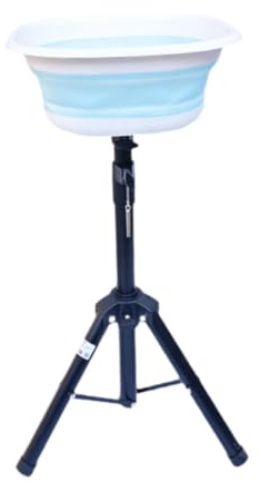 LeeQinersw Recogedor de Pelotas de Pong, Contenedor para Múltiples Bolas, Soporte para Accesorios de Entrenamiento, Azul