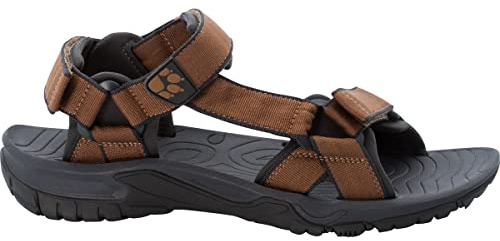 Jack Wolfskin Herren Lakewood Ride M Sandale, Brown/Black, 39.5 EU
