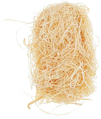 Tubayia Lana di legno, materiale di riempimento, materiale versatile, riempimento di erba pasquale, materiale imbottito naturale da 225 g