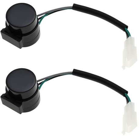 VGOL 2 x 3-poliges LED-Blinkrelais, 12 V, Motorrad-Blinkerrelais, LED-Blinker-Licht, Blinkrelais, kompatibel mit GY6-125 Scooter-Motorrad