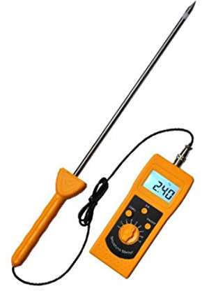 Misuratore di umidità del terreno DM400C polvere di carbone Moisture Meter polvere di calce Moisture Meter per giardino, fattoria, cura del prato