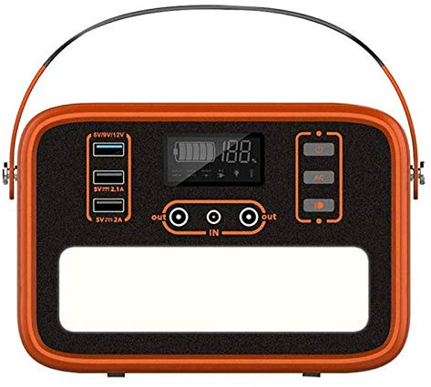 SSCYHT Generatore Corrente Portatile 504000mAh Batteria al Litio Backup CP.AP con Torcia a LED Onda Sinusoidale Pura Uscita AC/DC/USB per Esterno Campeggio Viaggio Emergenza