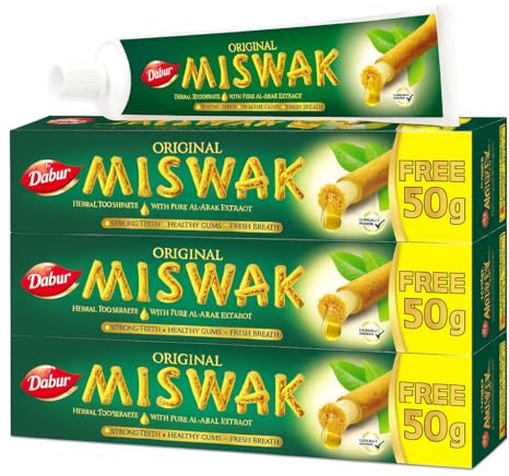 Miswak - Confezione da 6 dentifricio a base di polvere di siwak (170g)