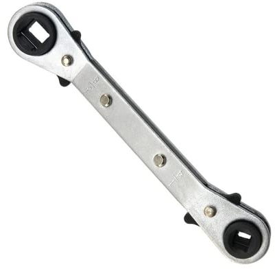 Double-end Adjustable Elbow Wrench Ratchet Wrench Socket 4 in 1 Ratchet Wrench (A)