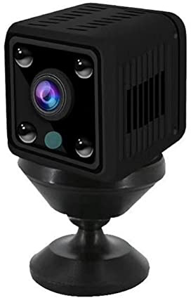 AMZLORD Mini caméra de surveillance WiFi X6 avec enregistreur vidéo, capteur de mouvement HD 1080p, caméra de surveillance IP WiFi pour la maison et l'extérieur