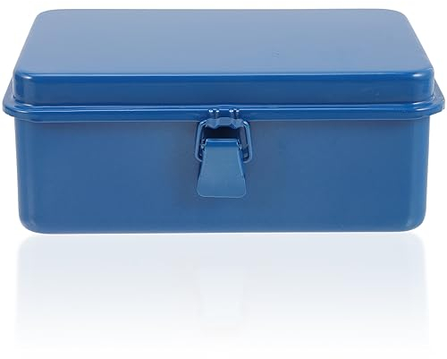 Housoutil Mechanics Tool Trunk Werkzeugkiste Eisen Robuste Aufbewahrungslösung Für Mechanik Und Reparaturwerkzeuge Für Garage Und Fahrzeug Mit Praktischem Schloss Und Tragbarem Design