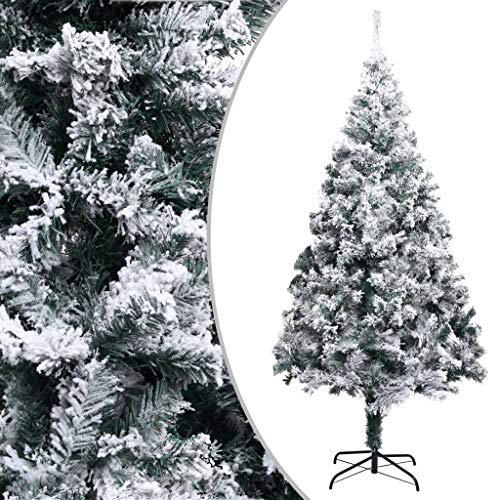 Annlera Árbol de Navidad Artificial 240x150cm Verde PVC,Acero Árvore de Natal Tradicional Abeto Natural Ligero y Fácil de Montar Arboles de Navidad con Luces Integradas Christmas Tree