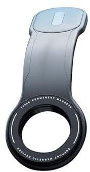 S1MPL0, Supporto Magnetico Cellulare Auto, Porta Cellulare Auto Magsafe, Supporto Iphone Magnetico, Rotazione 360°, Compatibile con IPhone 16, 15, 14, 13 e 12 e Android con Anello Metallico incluso