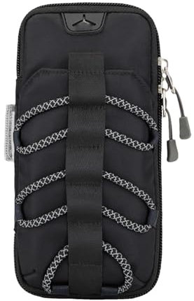 Sghtil Sportarmband für Telefon, Handyhalter-Armband - Laufende Smartphone-Armtasche, Armbandhülle,Waschbare, multifunktionale Taschen-Handgelenktaschen für Damen und Herren