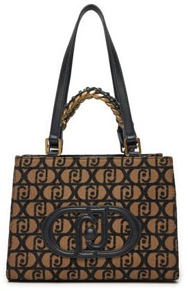 Borsa donna Liu-jo a mano/ spalla S Tote Rubino tessuto jacquard deer B25LJ87 AF4246 T6438 N9695 Piccola