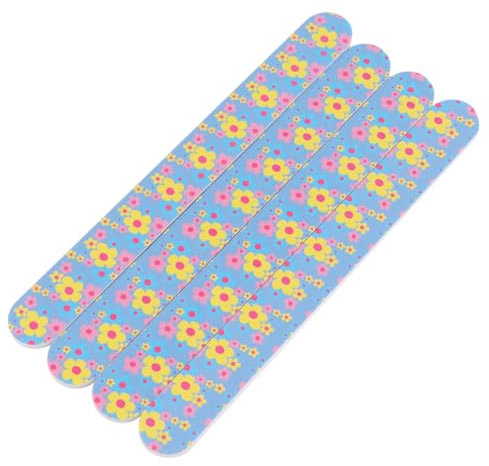 MUSISALY 20pcs Manicure Accessories Nail File Nail Sanding Bar Double-Sided for Home Use Professional