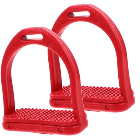 BESPORTBLE 1 Paar Sattelzubehör Ersatz Pferdesteigbügel Reitsteigbügel Pferdesattel Steigbügel Englischer Steigbügel Ersatz Pferdesattel Sicherheitssteigbügel Western Steigbügel Pom