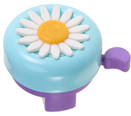 BESPORTBLE 5pezzi Pz Campanello per Bicicletta Decorativo Forma di Fiore per Ragazzo Ragazza Accessorio per Manubrio Rosa Blu Bianco Rosa Bianco Rosso