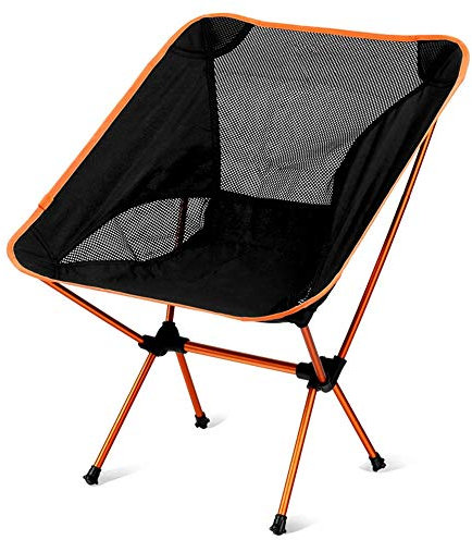 WLCNYL Tragbarer Klappstuhl Moon Chair 7075 Leichte Aluminiumlegierung Camping Angelstuhl Grill Klappstuhl Strand Regiestuhl Entspannen