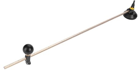 Kreis Glasschneider Langlebig 6 Radkompassen mit Saugnapfbecher für Hobbyisten und Profis (100cm)
