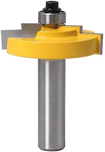 Fraise à tige de 8MM 1/2 12.7MM, 1 pièce, sculpture sur bois, cadre photo, moulage de feuillure étagée, mèche de routeur, coupe à pointe en carbure C3(02)