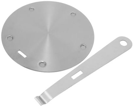 MOTHNUR Placa De Conducción De Calor Plato De Cocina Placa Adaptadora Para Placa De Inducción Placa Adaptadora De Inducción Herramienta De Inducción De Calor Acero Inoxidable Plata