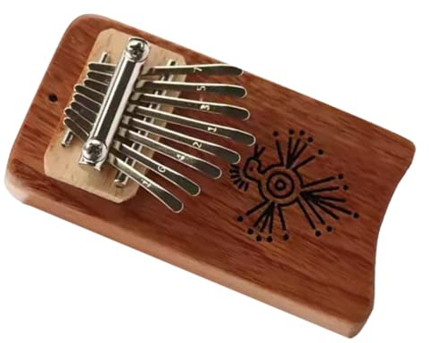 FRCOLOR Mini Kalimba für Anfänger Tragbares Daumenklavier aus Töne für Erwachsene Klarer für Musikliebhaber Unterwegs