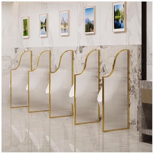 Urinaltrennwand Aus Glas, Sichtschutzwand Aus Gehärtetem Glas für Herrenurinale, Wandmontierte Trennwand für Öffentliche Toiletten, Urinaltrennwand für Hotels, Restaurants Und Bars