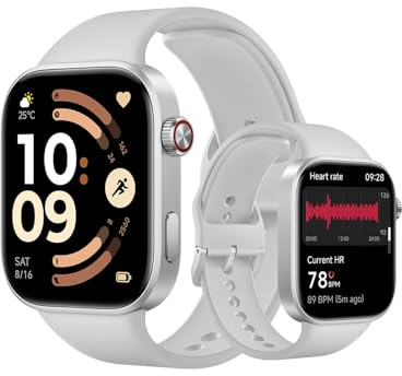 XIAOMI Redmi Watch 6, Reloj Inteligente Mujer y Hombre, Pantalla AMOLED 2.07'', Monitoreo cardíaco, sueño y estrés, 150+ Modos Deportivos, 24 Días de Batería, 5ATM, GPS, iOS & Android, Gris