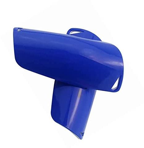 Haofy Compression de Manchon de Mollet de Football avec Protège-Tibias pour Les Activités Sportives Bleu, Haute élasticité et Protection Antidérapante et Confortable (M)