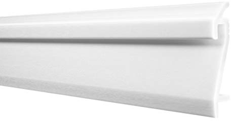 2 metros | zócalos LED | iluminación indirecta | blanco | canalización de cables | poliestireno duro | zócalos | 109x22mm | HF-3