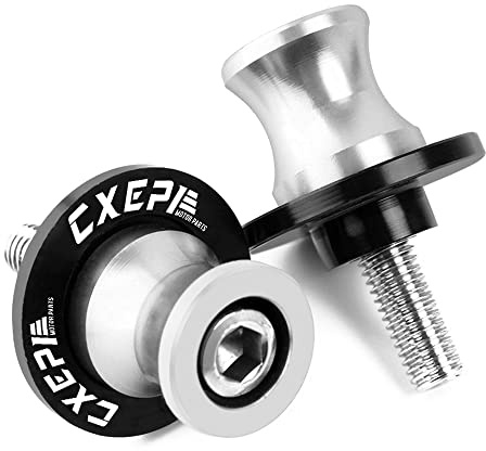 CXEPI M6 Diábolos Moto Basculante Bobina de Deslizadores Tornillo del Soporte para MT03 FZ09 MT09 SP MT10 SP Tracer 7 / GT Tracer 9 / GT Tracer 900 XSR900 YZFR3 R1M R6 R7 R25 MT125 YZFR125