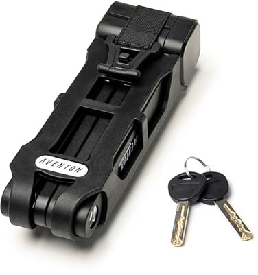 Aventon Folding Lock，Bike Locks Heavy Duty Anti Theft for 8.5mm Thick Steel Bars，Bike Lock with Key of Electric Dirt Bike and Heavy Duty Bike