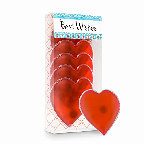 NWK Pack of 6 Reusable Instant Hand Warmer Gel Click Heat Packs