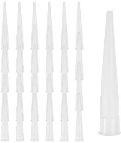 sourcing map 30pcs Caulking Gun Extender Plastic Caulk Nozzle Tip Tool Caulk Nozzles Applicator for Sausage Caulking Gun, White