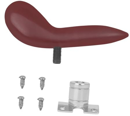 TOPPERFUN Fagott Daumenhalter mit Rutschfester Fagott Handstütze aus Abs und Metall Ergonomisch Rot für Bassoon Zubehör