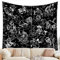 Dewocke Arazzo Costellazione 150x100cm Arazzo da Parete Grande Bianco e Nero Appeso a Parete Notte Stellata Arazzo da Parete in Tessuto Decorazione Murale Tappeto per Soggiorno e la Camera da Letto