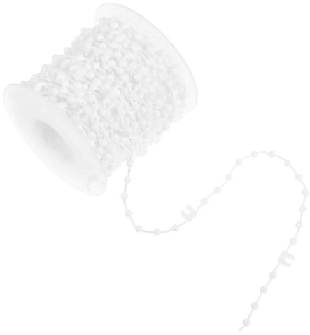 Gatuida 10m Per Perline in Plastica Inferiore Per Tende Verticali Da Accessori Per Tende Da Regolabile Per Riparazioni e Sostituzioni Facili