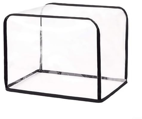 For Kitchen Aid kompatible 2-Scheiben-Toaster-Abdeckung, wasserdichter und staubdichter Brotmaschinenschutz mit transparentem, waschbarem PEVA-Material für die Gerätepflege