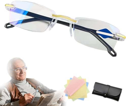 Generisch Adaptive Flüssigkristall Fokus Brille, Generisch Smart Focus Brille, Brilles Die Sich Automatisch Der Sehstärke Anpasst, Automatische Anpassung, Blaulichtfilter, Für Damen Und Herren (1pc)