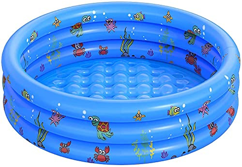 Piscine Gonflable Ronde Pataugeoire Pataugeoire Ronde- Piscine d'eau pour Intérieur et Extérieur (100 CM) (100 CM)