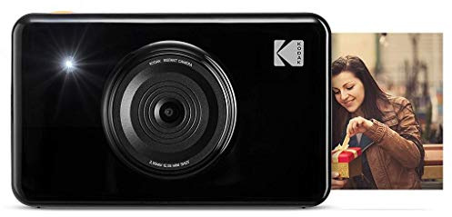 Kodak Mini Shot trådlös direktbild-digitalkamera (svart) 2 x 3 tums utskrift med patenterad 4-passs tryckteknik