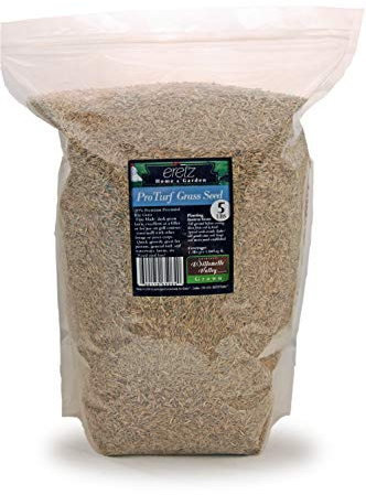 ProTurf Perennial Ryegrass Fine Lawn Seed by Eretz (5lb) - CHOOSE SIZE! Premium Willamette Valley, Oregon Grown Grass Seed
