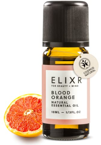 ELIXR – Blutorangenöl zur Raumbeduftung, für Aromatherapie & als Massageöl – 100% naturreines ätherisches Öl aus Blutorange – zertifizierte Naturkosmetik aus Deutschland (10ml)
