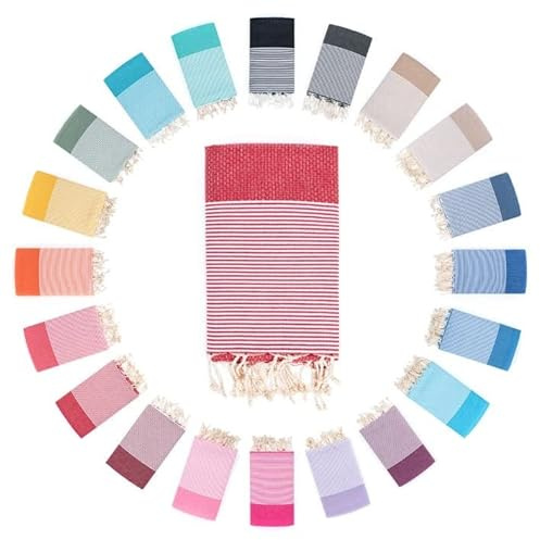 Darido Honeycomb Asciugamano hammam fatto a mano - Asciugamano da sauna, bagno e spiaggia XXL 100 x 200 cm - 100% cotone - Leggero, morbido e assorbente - Multiuso e pratico