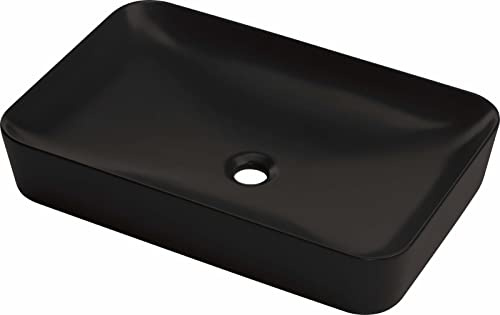 Deante; Lavabo da appoggio TESS (CDS_NU6S); Colore: nero