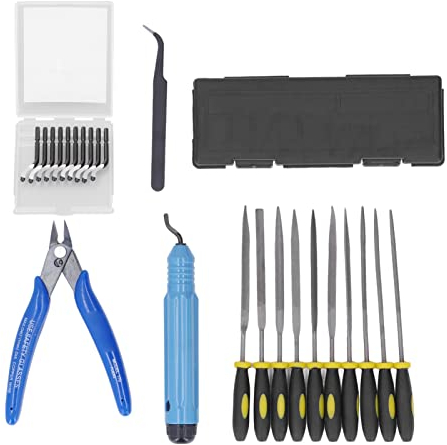 3D-Druck-Zubehör Werkzeugsatz für 3D-Drucker Entgraten Trimmen Datei Modell Schnitzmesser Pinzette Zangen-Set 3D-Druck-Accessoires
