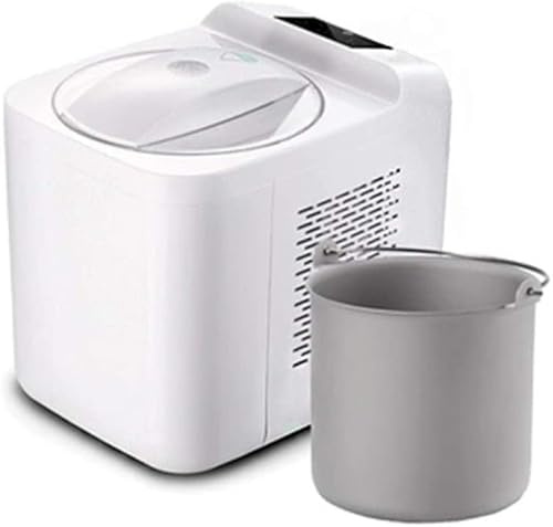 Samnuerly Smart Ice Cream Marker,1L High Capacity Automatic Soft Hard Ice Cream Machine for Home,Ice Cream Maker