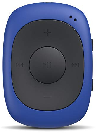 AGPTEK Lecteur MP3 à clip 64 Go avec FM Shuffle, lecteur de musique portable avec étui en silicone résistant à la transpiration pour le sport