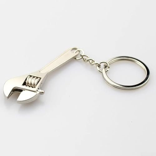 Bulevisiter Mini Adjustable Wrench Metal Key for RING Adjustable Metal Spanner Key for RING,Tool Key for RING For Apparatus Machine Key Toys